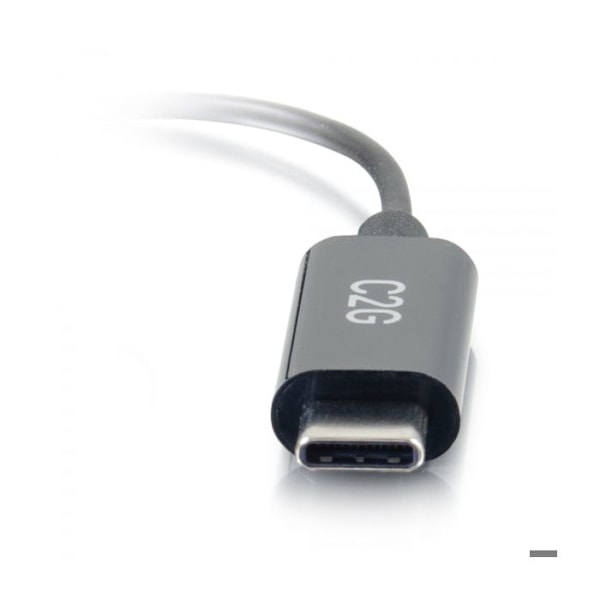 C2G 54426 SORT MOBILTELEFONKABEL 0,09 M USB-C 3,5 MM