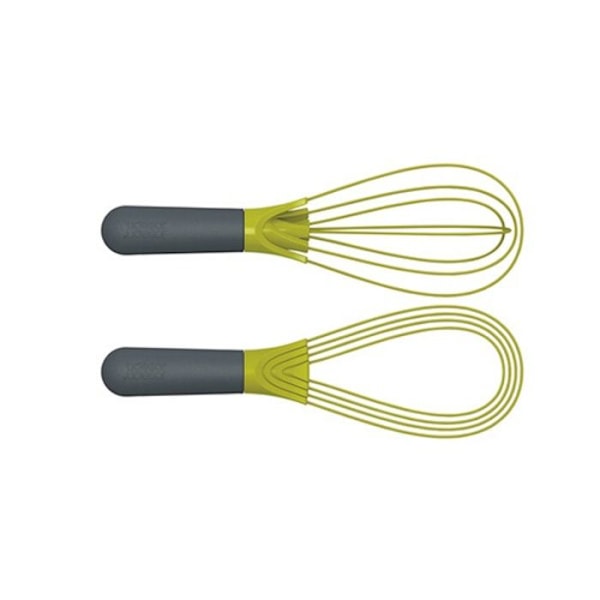 Fouet 2 i 1 - Joseph Joseph - Twist™ - Grøn - Stål og silicone - Tåler opvaskemaskine Grøn - Grå