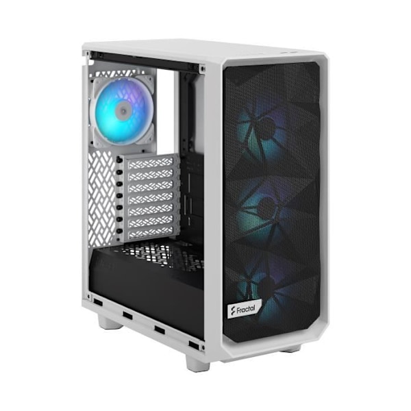 FRACTAL DESIGN Meshify 2 Kompakt RGB Hvid TG Clear Tint ATX PC taske
