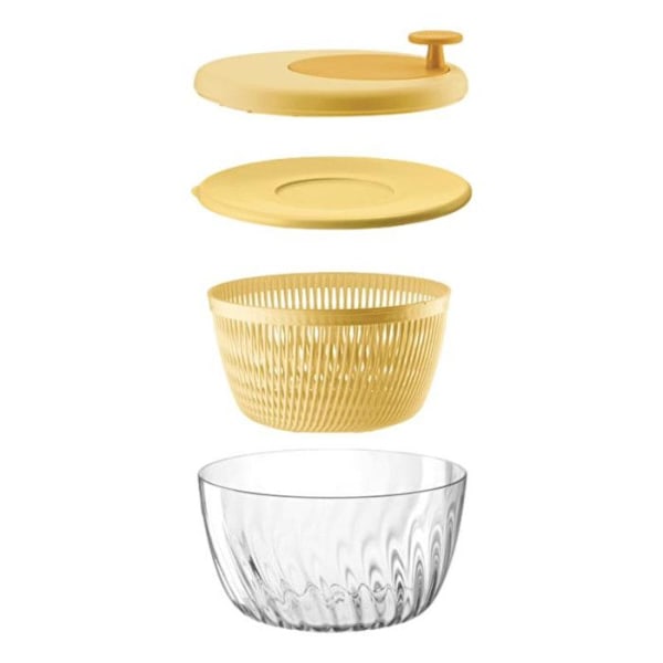 GUZZINI Essoreuse 26 cm Spin & Store gul