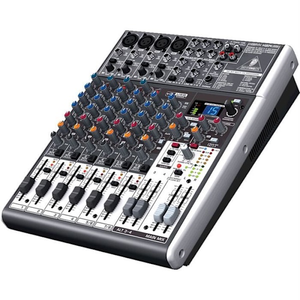 Analogmikser BEHRINGER Xenyx X1204USB - 12 indgange - Indbygget USB-port - 24-bit stereo effekter processor