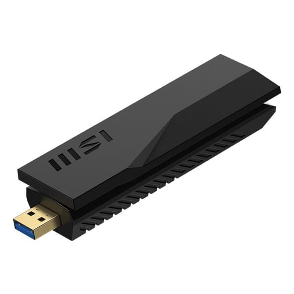 MSI BE6500 WiFi7 USB Stick - Donglekort och USB 3.2 Gen 1 (3.1 Gen 1) adaptern