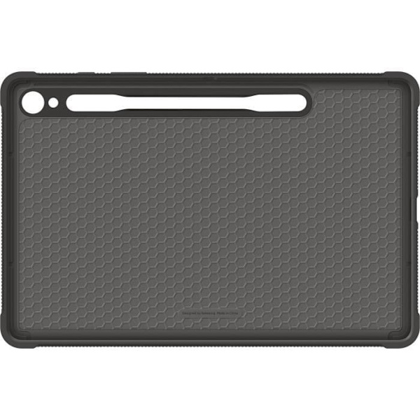 Forstærket bagcover - Samsung - Galaxy Tab S9 - Sort - Militærmodstandsdygtig - Stand-funktion