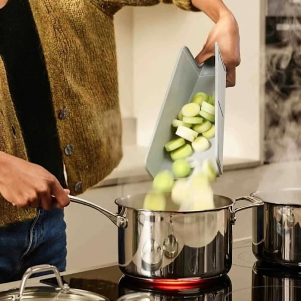 Skärbräda - Joseph Joseph - Chop2Pot Plus - Fällbar - Rutschsäker - Blå blå