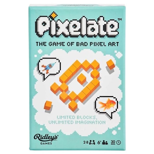 Ridley's Games Pixelate Orange Wood/Paper Game