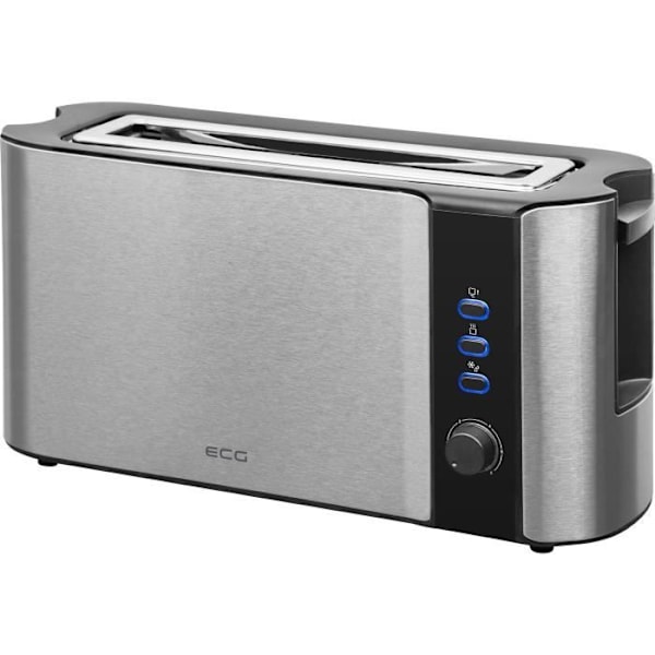 ECG ST 10630 SS - Brødrister i rustfrit stål - 2 skiver