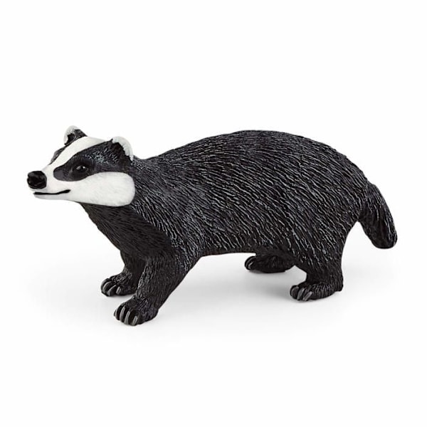 Miniaturefigur - Schleich miniaturefigur - 14842 - Grævling, 3 år gammel, WILD LIFE - figur, 8 x 2 x 3 cm