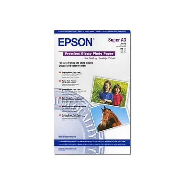 EPSON glossy fotopapir C13S041316 - A3+ - 20 ark - 250g/m2
