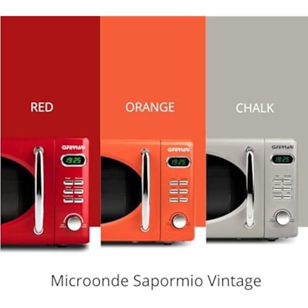 Mikroovn Combi - G3 Ferrari - G10155 - 20 Liter - 1150 W - 8 Automatiske Programmer Orange.
