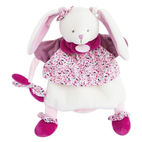 Marionnette - DOUDOU ET COMPAGNIE - Cerise et Petit Chou - Pink Rabbit - Fra fødsel