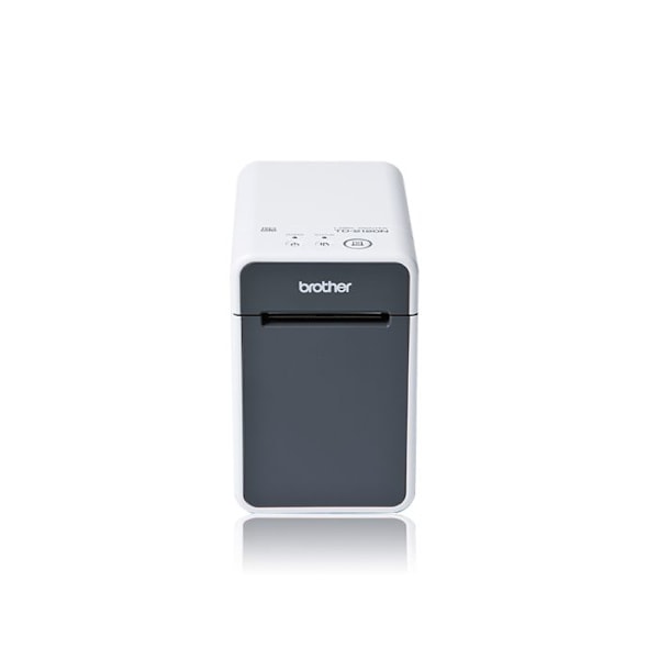 2 tommer etiketprinter, USB og Ethernet, 203dpi Sort, Hvid