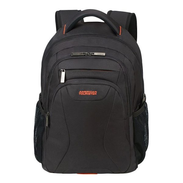 Reppu - American Tourister - Työssä - 15,6 tuumaa - Musta/oranssi - Ergonominen ja tilava svart