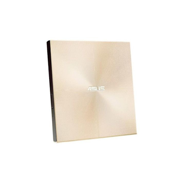 ASUS ZenDrive SDRW-08U9M-U DVD-poltin - kulta - DVD-RAM/R;RW-tuki - 24x CD-luku/24x CD-kirjoitus/24x CD-uudelleenkirjoitus