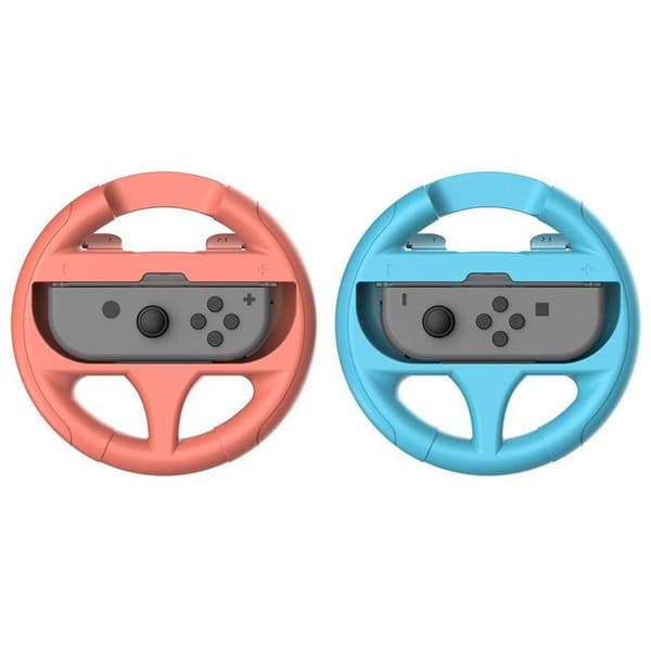 Paket med 2 rattar för Joy-Con - SUBSONIC - Switch 2 - Switch OLED - Switch Rosa och turkos