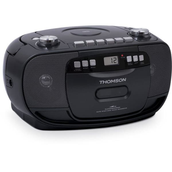 Radio CD Kassett - THOMSON - Svart Svart