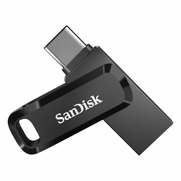 SANDISK Ultra Dual Drive Go USB-nøgle - 64 GB - USB 3.1 Gen 1 / USB-C Sort