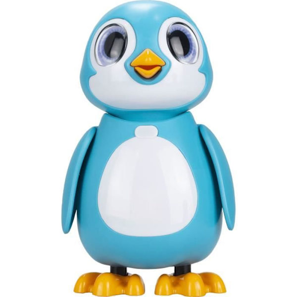 Sininen interaktiivinen pingviini - SILVERLIT - RESCUE PENGUIN - 20 tunnetta - Pakkauspakkaus mukana Blå