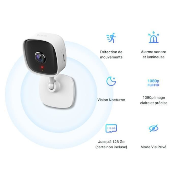 Tp Link övervakningskamera WiFi Inomhus videoövervakningskamera 2MP