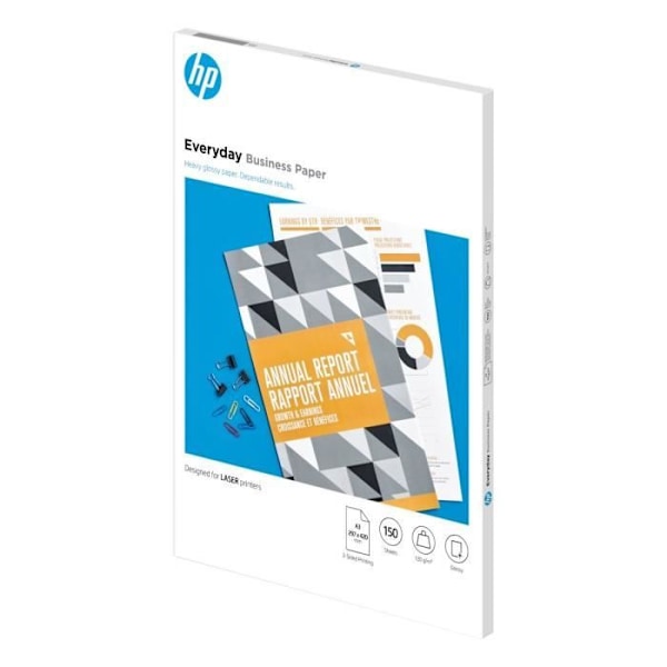 HP hverdags professionelt laserpapir - A3, blankt, 120 g / m² (7MV81A)