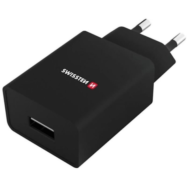 SWISSTEN smart strømforsyning ic 1x usb 1a strøm + usb kabel - 22064000