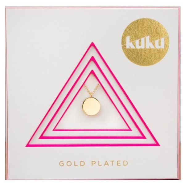 Collier - Suck UK - Cercle - Rostfritt stål - 25 cm - Guld guld-