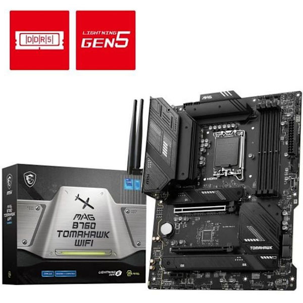 Emolevy - MSI - MAG B760 TOMAHAWK WIFI