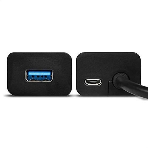 AXAGON HUE-S2BP USB3.0 4-porttinen latauskeskus virtalähteellä ja pikalataustoiminnolla. Kaapeli 1,2 m
