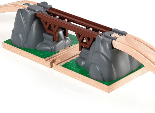 BRIO - Katastrofbron - Tågbana i trä - Ravensburger - Blandat från 3 år beige
