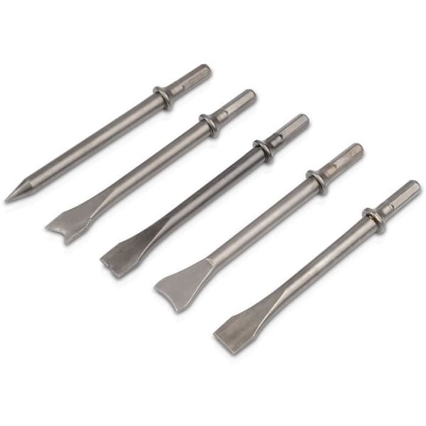 Ilmaporakone + 5 kpl chisel - POWERPLUS - POWAIR0019 - 216 l/min - 6,3 bar - 3500r/min grå, sort
