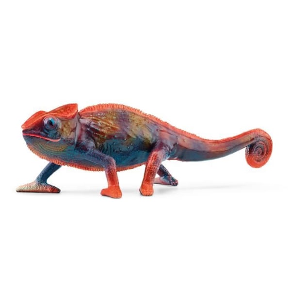Värimuuttuva kameleonttifiguuri, lämpötilan mukaan väriä vaihtava figuuri, lelu lapsille alkaen 3-vuotiaista, Schleich 14858 WILD LIFE Flerfärgad