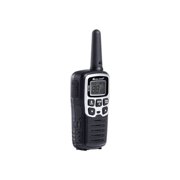 Kannettava Midland XT50 radio - PMR 446 MHz - 24 kanavaa - 2 kpl pakkaus