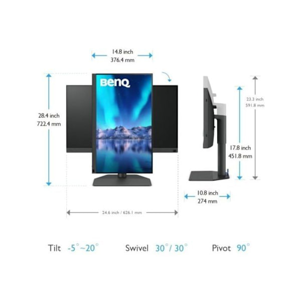 BenQ PhotoVue SW272Q - SW Sarja