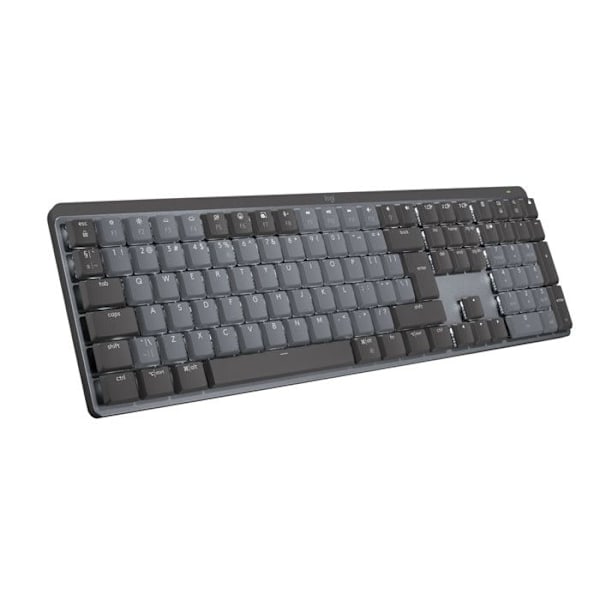 Mechanical keyboard - Logitech - MX Mechanical - Wireless - Smart lighting - Multi-device Grafit, Grå