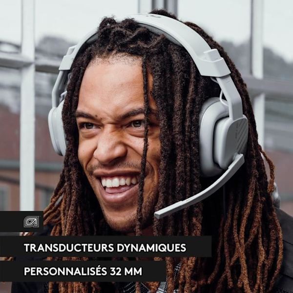 ASTRO A10 2nd Generation Wired Gaming Headset med Mic til PC - Grå