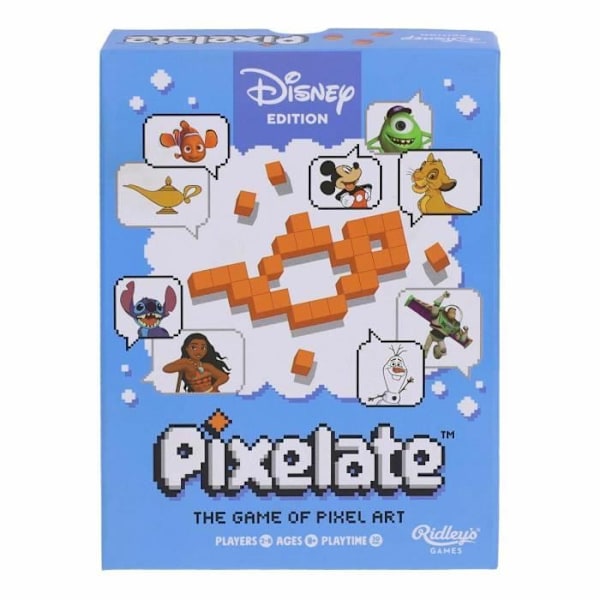 Disney Edition Pixeluj kortspil - Ridley - 150 grafikkort - 100 træpixel