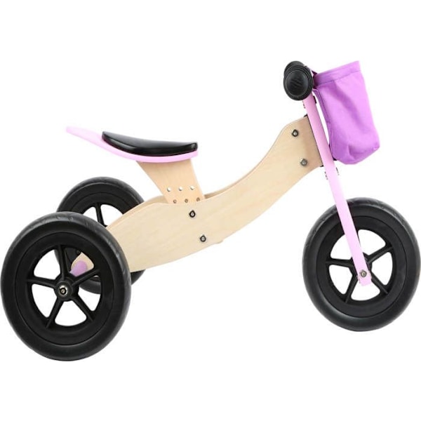 Tasapainopyörä-kolmipyörä 2 in 1 Maxi Pink Lyserød