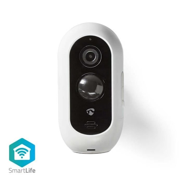 NEDIS SmartLife Wi-Fi utomhuskamera 1920x1080 IP65 Vit