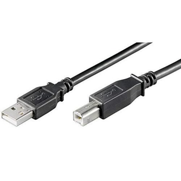 PremiumCord USB 2.0 A B Kaapeli 5 m Musta - ku2ab5bk