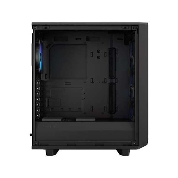 FRACTAL DESIGN Meshify 2 Compact Lite RGB Musta TG Kevyt ATX PC-kotelo