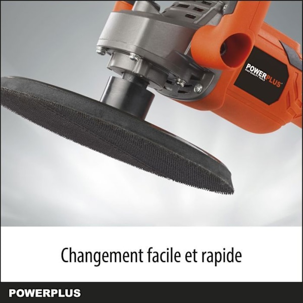 POWDP4070 - Harjaton kulmavaihde - 20V Ø 180mm - ei sisältänyt akkua ja laturia - 7 kpl. orange