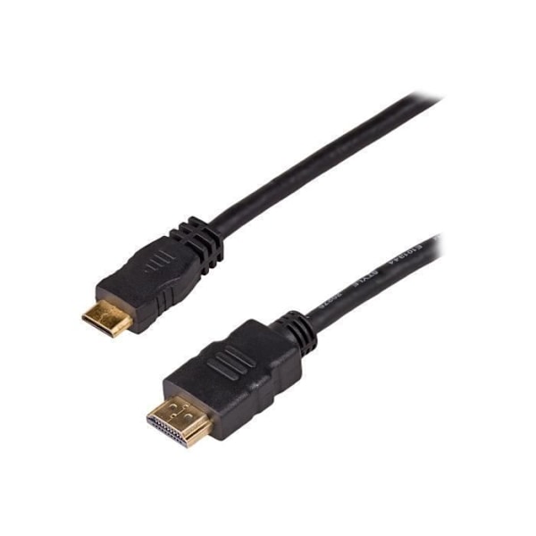 Akyga HDMI-kaapeli Ethernetillä - HDMI (M) - HDMI mini (M) - 1 m musta