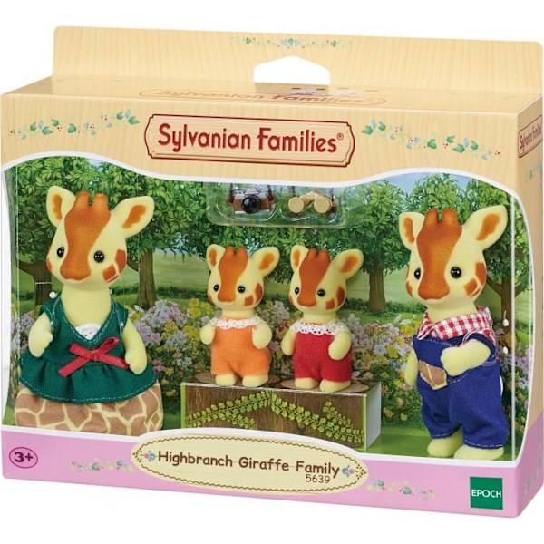 SYLVANIALAISET PERHEET - Kirahviperhe - 4 hahmottua hahmoa - Oranssi - Sekalaiset Orange