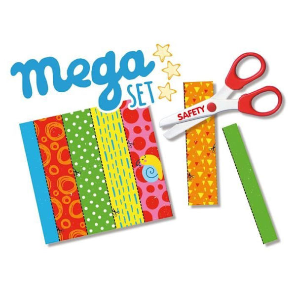 SES CREATIVE Opettelen leikkaamaan - megasarja Flerfärgad