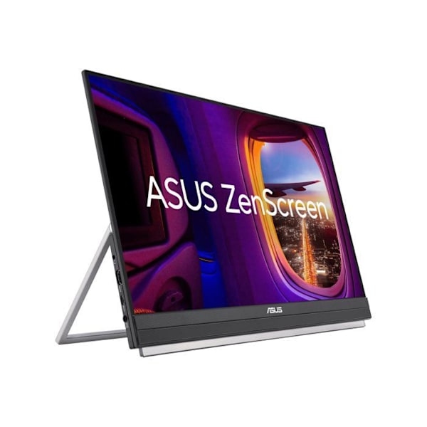 Asus ZenScreen MB229CF 21,5" bærbar skærm Sort