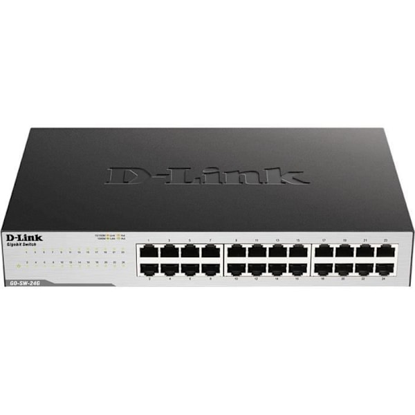 D-Linkgo GO-SW-16G Kytke 16 Gigabitin portit musta