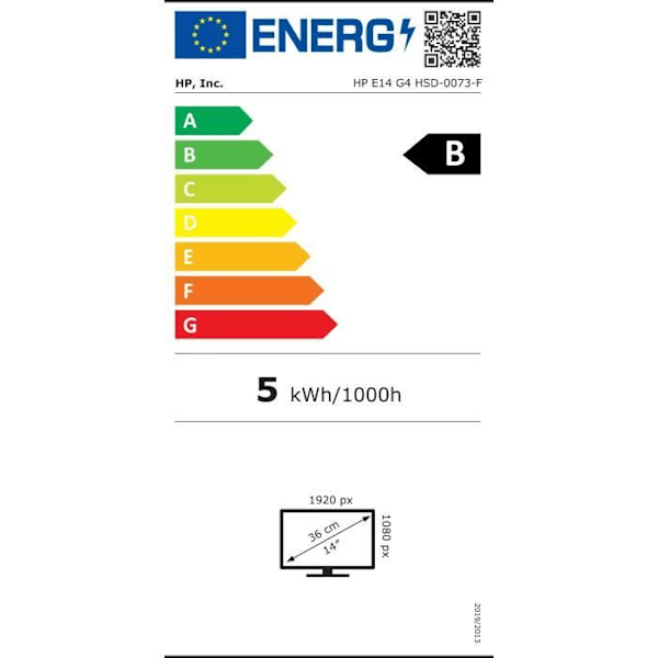 HP E14 G4 bärbar skärm - HP - Full HD - IPS - 14 tum