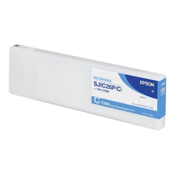 EPSON blækpatron - ColorWorks TM-C7500G - Cyan - 294,3 ml - UltraChrome DL
