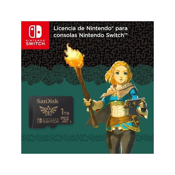 MicroSDXC-kortti Nintendo Switch 1TB Zelda
