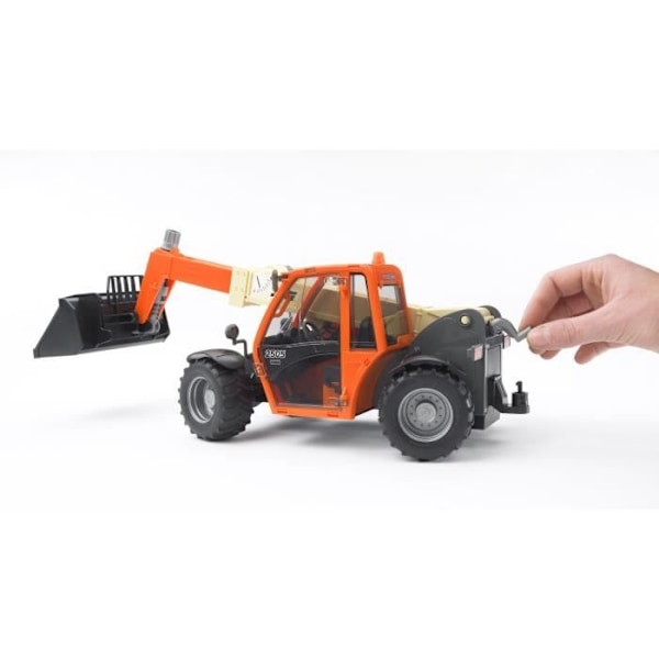 JLG 2505 teleskoplastare - BRUDER - Skala 1:16 - Tillbehör ingår Orange