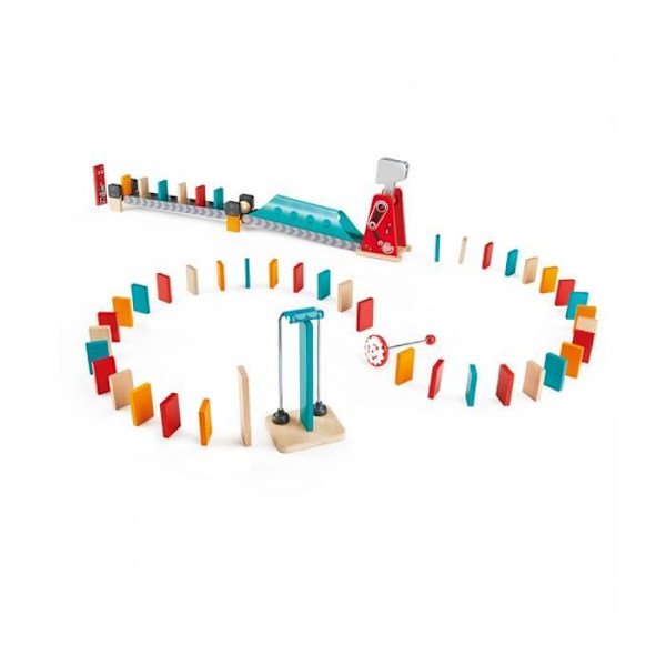 HAPE - Domino Circuit - E1056 - Robot Domino Course - Hammer Orange